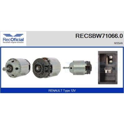 Ventilatore da cabina UFFICIALE RECSBW71066.0
