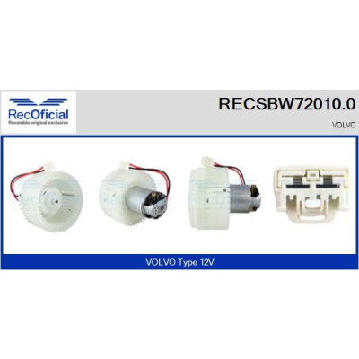 Ventilatore da cabina RECOFICIAL RECSBW72010.0
