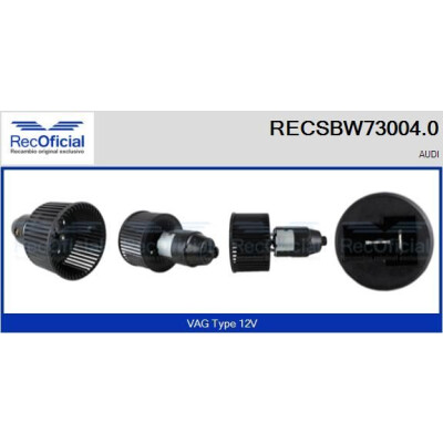 Ventilatore da cabina UFFICIALE RECSBW73004.0
