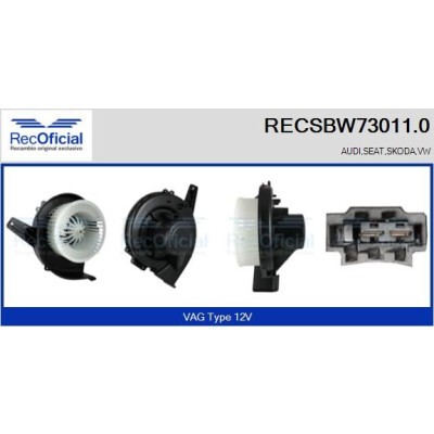 Ventilatore da cabina UFFICIALE RECSBW73011.0