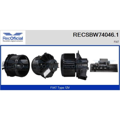 Ventilatore da cabina UFFICIALE RECSBW74046.1