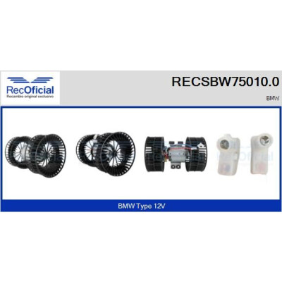 Ventilatore da cabina RECOFICIAL RECSBW75010.0