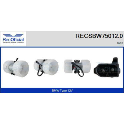 Ventilatore da cabina UFFICIALE RECSBW75012.0
