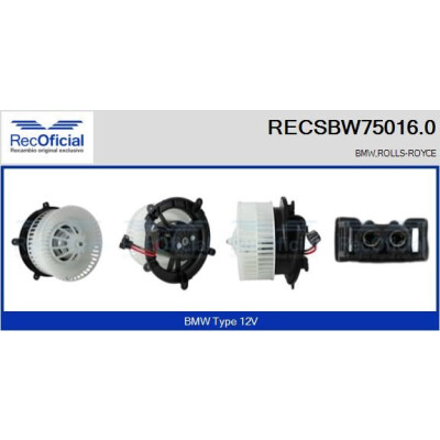 Ventilatore da cabina UFFICIALE RECSBW75016.0