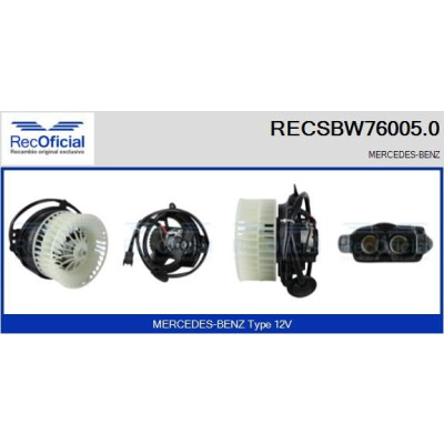 Ventilatore da cabina UFFICIALE RECSBW76005.0