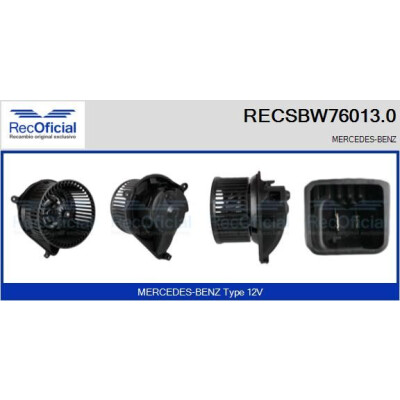 Ventilatore da cabina RECOFICIAL RECSBW76013.0