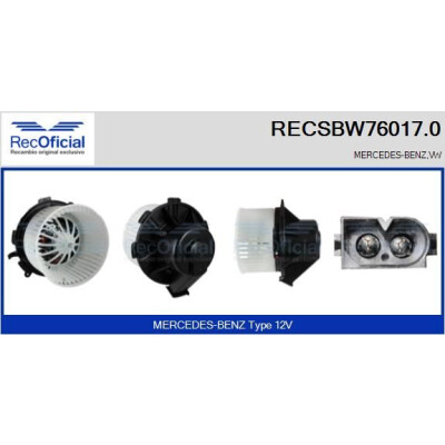 Ventilatore da cabina RECOFICIAL RECSBW76017.0