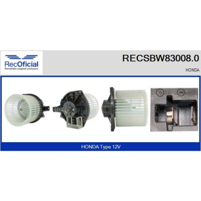 Ventilatore da cabina UFFICIALE RECSBW83008.0