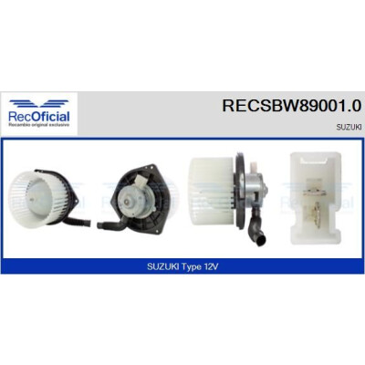 Ventilatore da cabina RECOFICIAL RECSBW89001.0