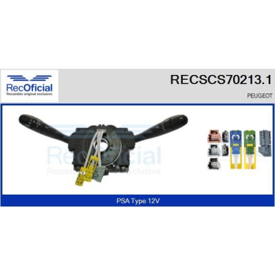 Interruttore piantone sterzo RECOFICIAL RECSCS70213.1