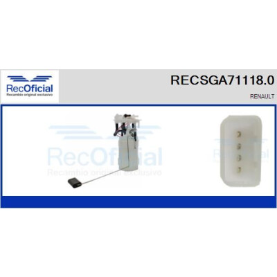 Unità di alimentazione del carburante RECOFICIAL RECSGA71118.0