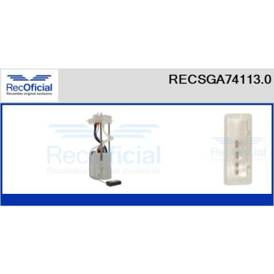 Unità di alimentazione del carburante RECOFICIAL RECSGA74113.0