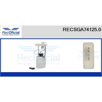 Unità di alimentazione del carburante RECSGA74125.0
