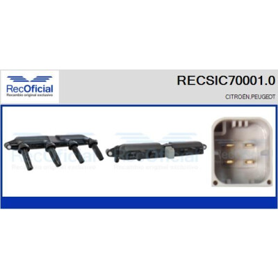 Bobina di accensione RECOFICIAL RECSIC70001.0