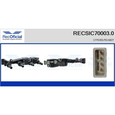Bobina di accensione RECOFICIAL RECSIC70003.0