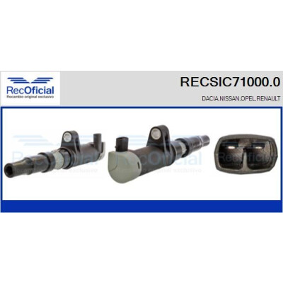 Bobina di accensione RECOFICIAL RECSIC71000.0