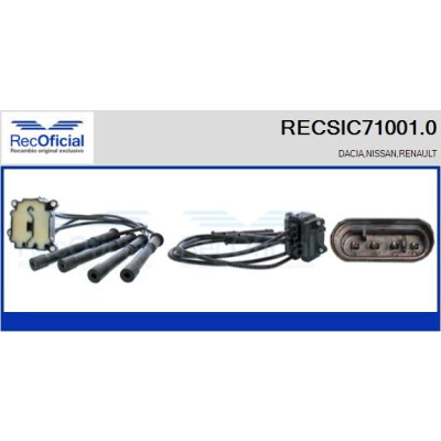 Bobina di accensione RECOFICIAL RECSIC71001.0