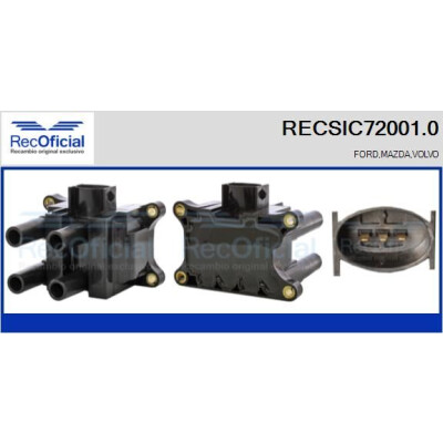 Bobina di accensione RECOFICIAL RECSIC72001.0