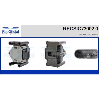 Bobina di accensione RECOFICIAL RECSIC73002.0