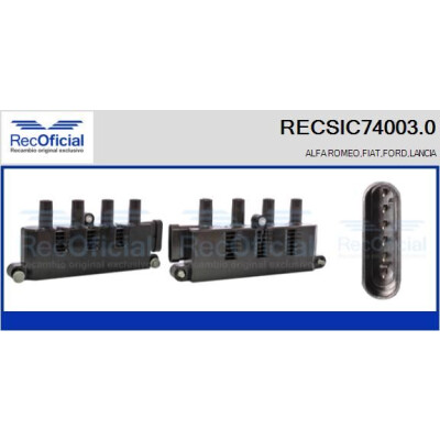 Bobina di accensione RECOFICIAL RECSIC74003.0