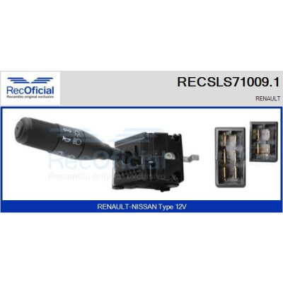 Interruttore piantone sterzo RECOFICIAL RECSLS71009.1