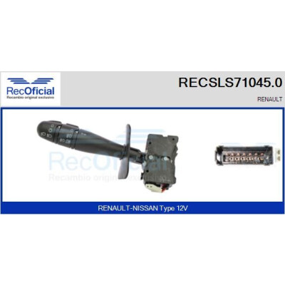 Interruttore piantone sterzo RECOFICIAL RECSLS71045.0