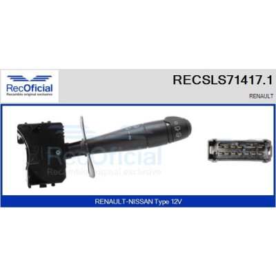 Interruttore piantone sterzo RECOFICIAL RECSLS71417.1