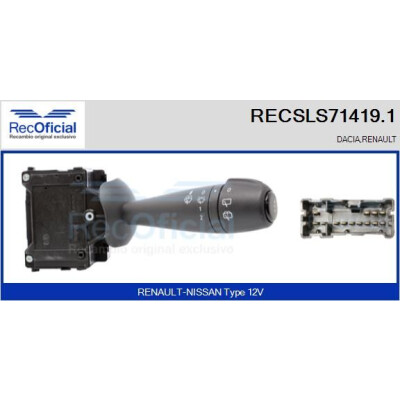 Interruttore piantone sterzo RECOFICIAL RECSLS71419.1