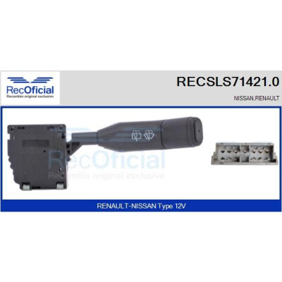 Interruttore piantone sterzo RECOFICIAL RECSLS71421.0