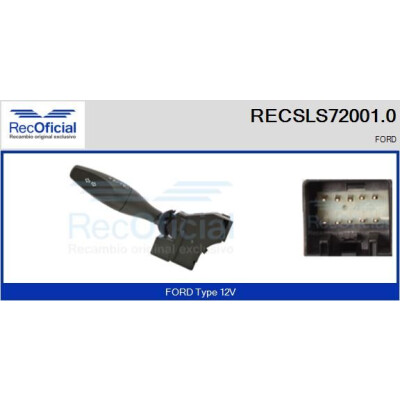 Interruttore piantone sterzo RECOFICIAL RECSLS72001.0