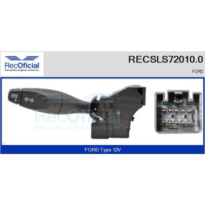 Interruttore piantone sterzo RECOFICIAL RECSLS72010.0