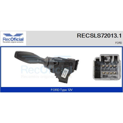 Interruttore piantone sterzo RECOFICIAL RECSLS72013.1