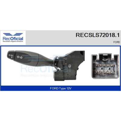 Interruttore piantone sterzo RECOFICIAL RECSLS72018.1
