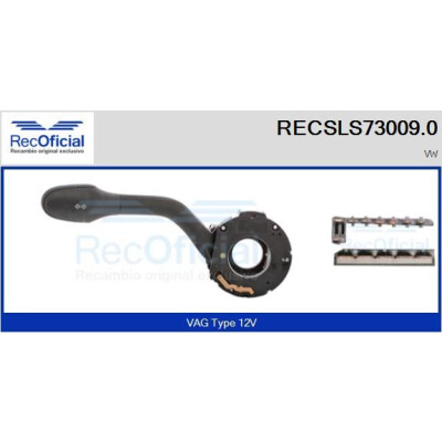 Interruttore piantone sterzo RECOFICIAL RECSLS73009.0