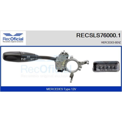 Interruttore piantone sterzo RECOFICIAL RECSLS76000.1