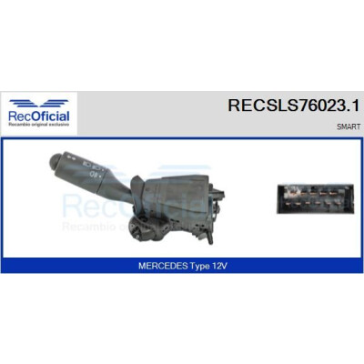 Interruttore piantone sterzo RECOFICIAL RECSLS76023.1