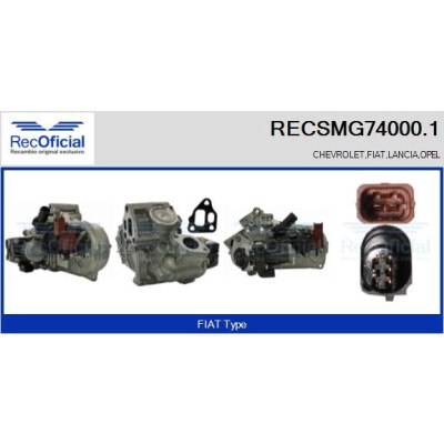 Modulo EGR RECOFFICIAL RECSMG74000.1