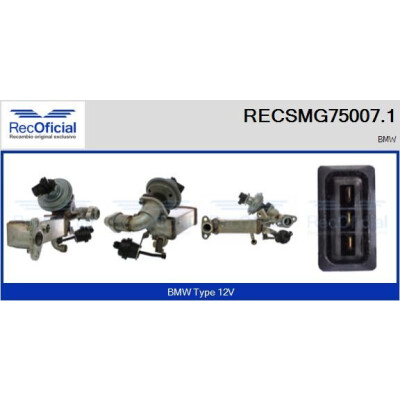 Modulo EGR RECOFFICIAL RECSMG75007.1