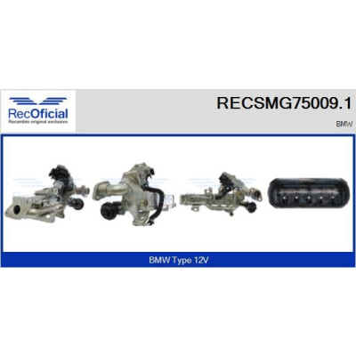 Modulo EGR RECOFFICIAL RECSMG75009.1