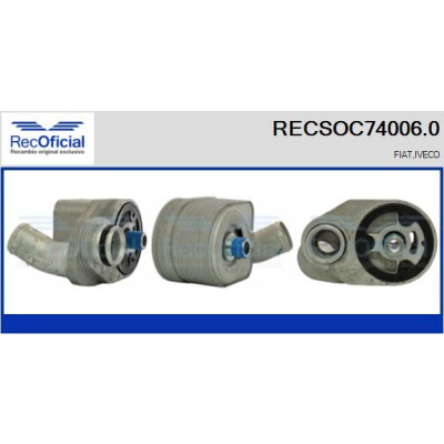 Radiatore dell'olio, olio motore RECOFICIAL RECSOC74006.0