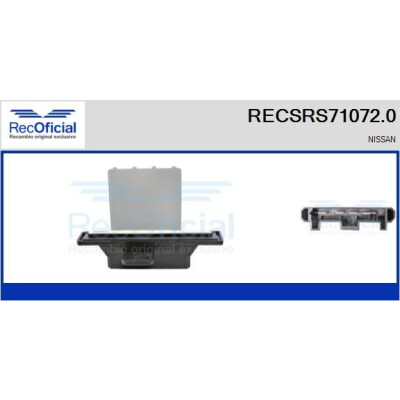 Resistenza, ventola abitacolo RECOFICIAL RECSRS71072.0