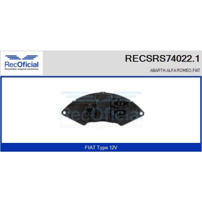 Resistenza, Ventilatore abitacolo
