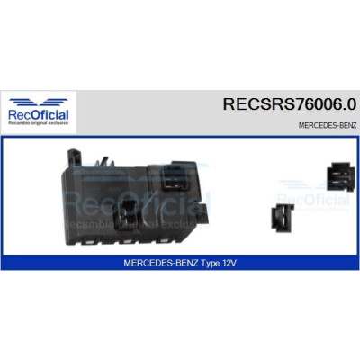 Resistenza, ventola abitacolo RECOFICIAL RECSRS76006.0