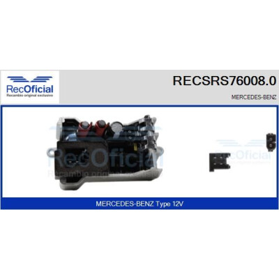 Resistenza, ventola abitacolo RECOFICIAL RECSRS76008.0