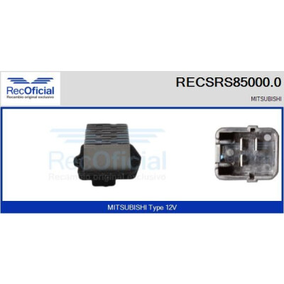 Resistenza, ventola abitacolo RECOFICIAL RECSRS85000.0