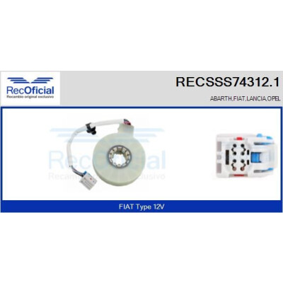 Sensore angolo di sterzata RECOFICIAL RECSSS74312.1