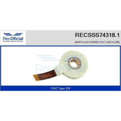 Sensore angolo di sterzata RECOFICIAL RECSSS74318.1
