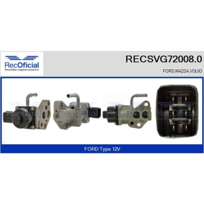 Valvola EGR RECSVG72008.0