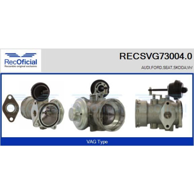 Valvola EGR RECSVG73004.0
