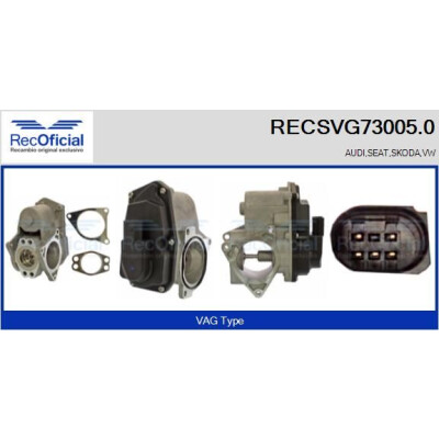 Valvola EGR RECSVG73005.0